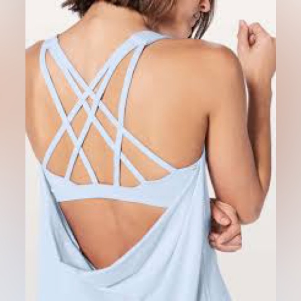 Free To Be Serene Tank light grey